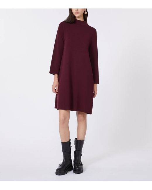 Weekend by Maxmara Red Knitted Mini Dress