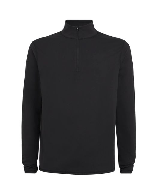 vuori Black Quarter-Zip Ponto Sweatshirt for men
