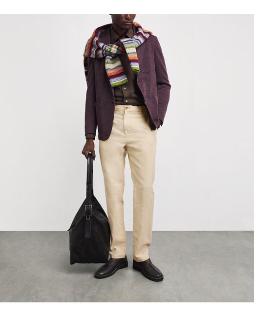 Paul Smith Natural Cotton-Blend Chinos for men