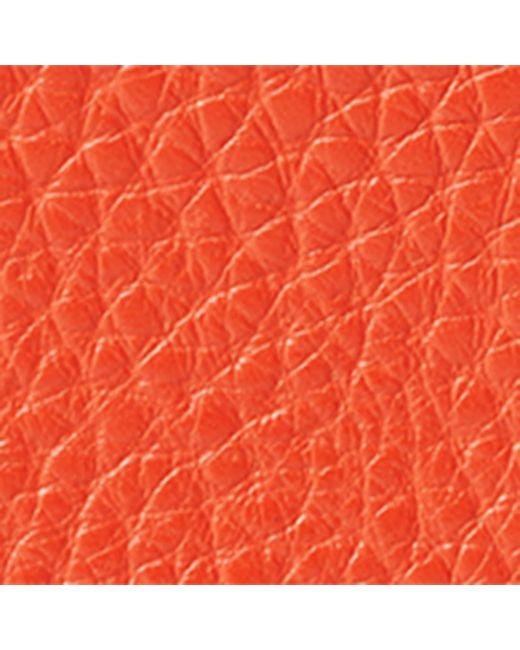 Aspinal Red Leather Zipped Travel Wallet for men