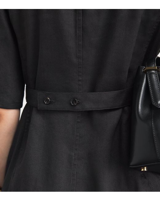 Theory Black Linen-Blend Blazer