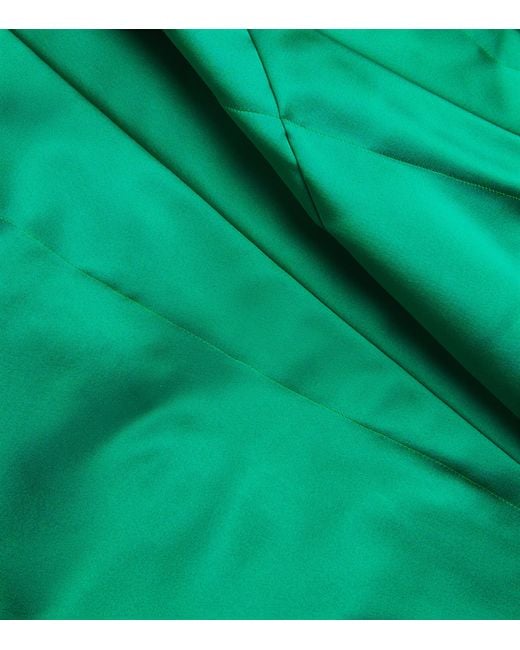 Vivienne Westwood Green Silk Victoria Gown