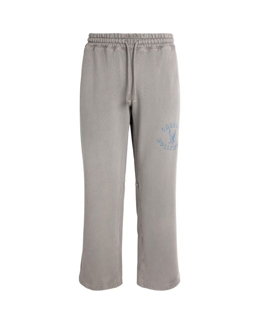 CHERRY LA Gray Hollywood Parachute Straight Sweatpants for men