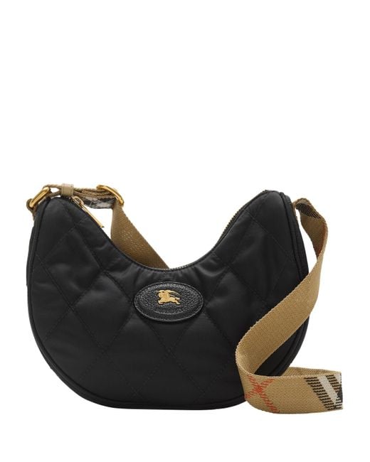 Burberry Black Horseshoe Cross-Body Bag