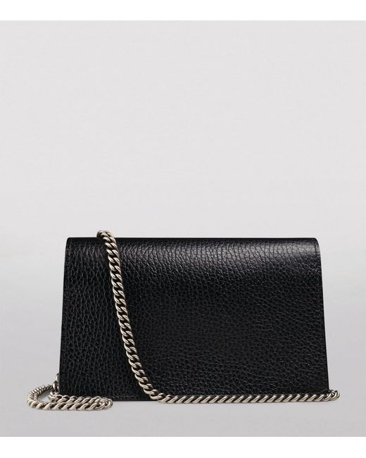 Gucci Black Super Mini Dionysus Shoulder Bag