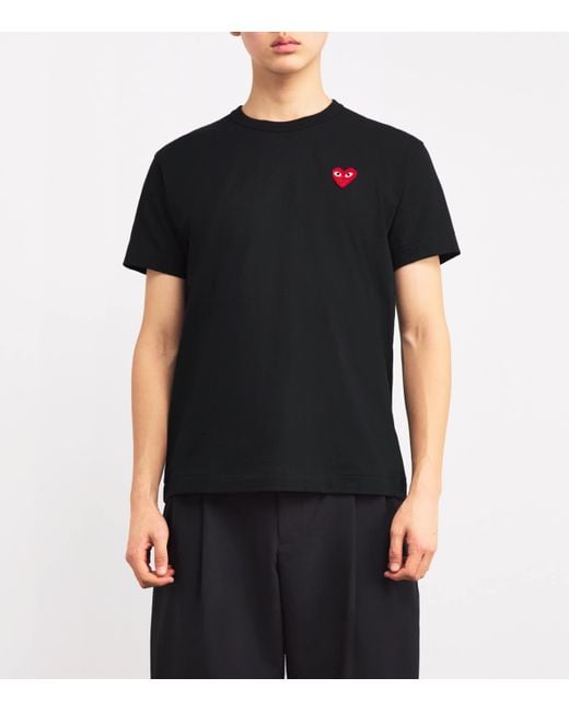 COMME DES GARÇONS PLAY Black Heart Logo T-Shirt for men