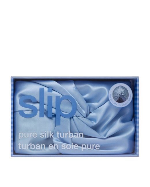Slip Blue Mulberry Silk Head Wrap
