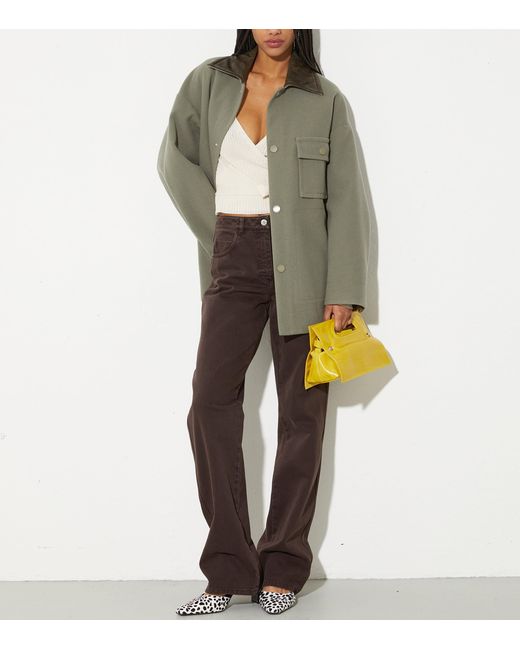 MAX&Co. Brown Cotton Drill Trousers