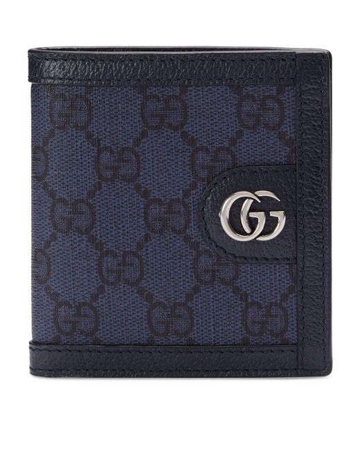 Gucci Blue Gg Supreme Ophidia Wallet for men