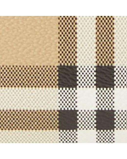Burberry Natural Small Check Wash Bag