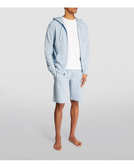 Polo Ralph Lauren Blue Fleece Zip-up Hoodie for men