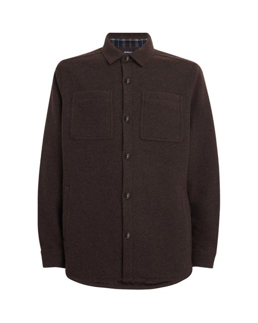 Barbour Brown Tailored Marlow Overshirt for men