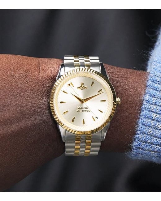 Vivienne Westwood Metallic Stainless Steel The Seymour Watch