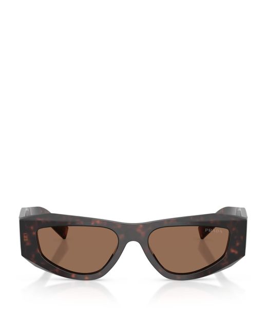 Prada Brown Acetate Pr B19S Sunglasses for men