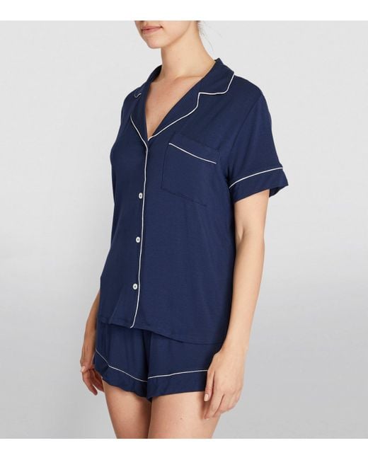 Eberjey Blue Gisele Pyjama Set