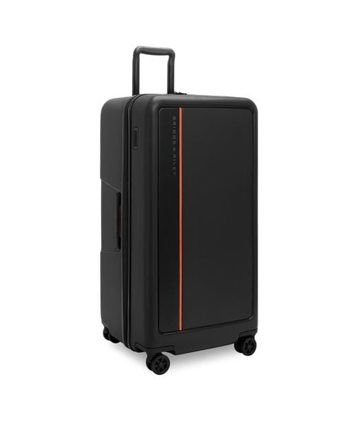 Briggs & Riley Black Extra Large Zdx Hard Trunk Spinner Suitcase