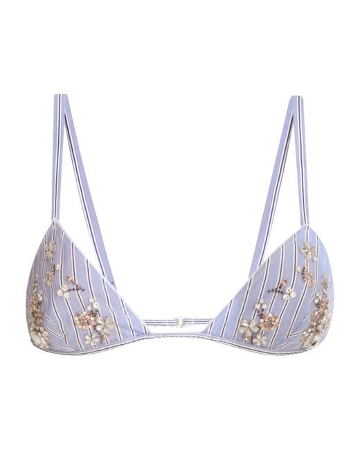 Dolce & Gabbana Multicolor Embellished Bralette
