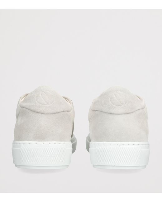Born Outside White Suede Tono Sneakers for men
