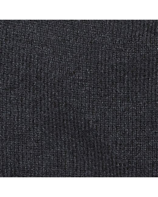 Brunello Cucinelli Blue Cashmere Ribbed Beanie