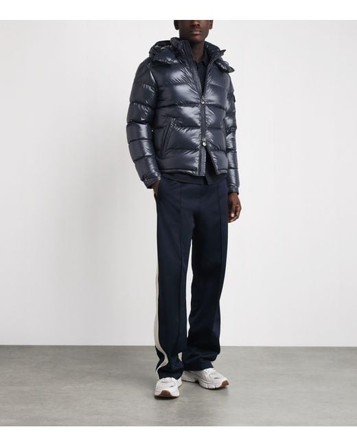 Moncler Blue Down Maya Puffer Jacket for men