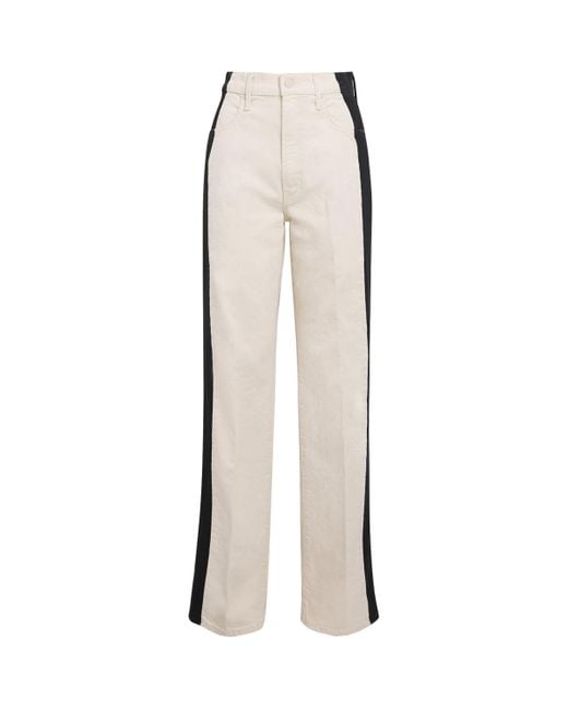 Mother White The Tuxedo Maven Heel Jeans