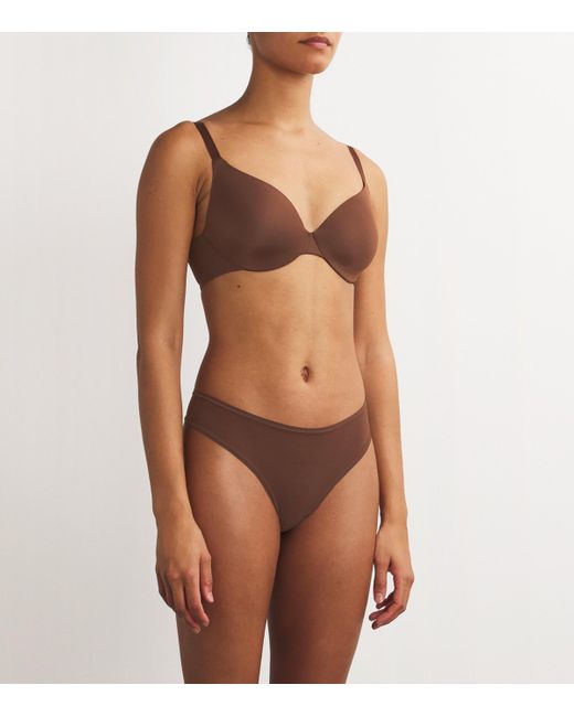 Skims Brown Smoothing Intimates Full Coverage Bra