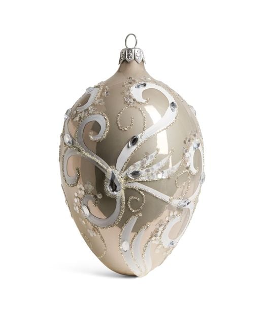 Harrods Metallic Embellished Egg Tree Decoration