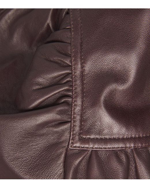 Ulla Johnson Brown Leather Anouk Jacket