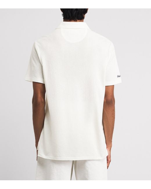 Polo Ralph Lauren White X Wimbledon Cotton Mesh Polo Shirt for men