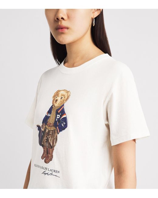 Polo Ralph Lauren White Polo Bear T-Shirt