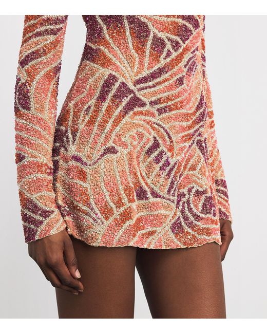 Clio Peppiatt Pink Maré Mini Dress