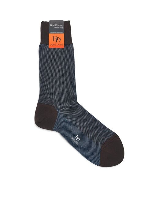 Doré Doré Blue Caviar Socks for men
