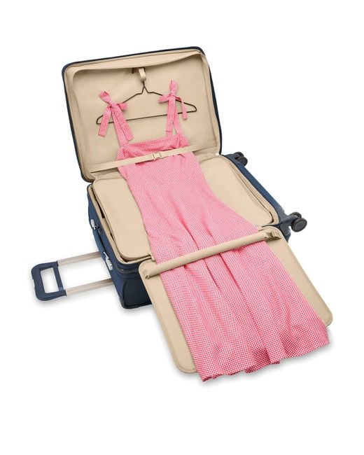 Briggs & Riley Blue Baseline Medium Expandable Spinner Suitcase