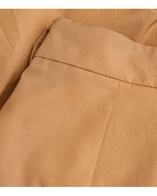 Max Mara Natural Cotton Wide-leg Trousers