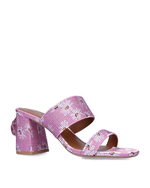 Kurt Geiger Kensington Block Sandals in Pink Lyst