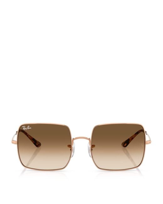 Ray-Ban Brown Rb1971 Square 1971 Classic Sunglasses for men