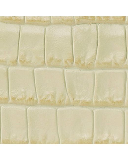 Aspinal Natural Croc-Embossed Leather Mayfair Wallet