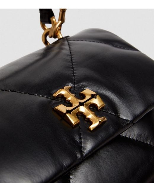 Tory Burch Black Leather Quilted Kira Bag