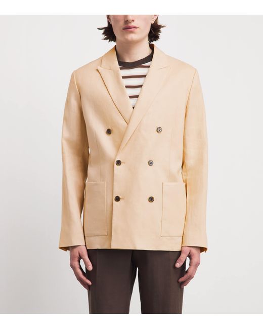 NN07 Natural Linen Jordin Blazer for men
