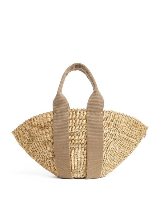 Muuñ Natural Mini Straw Sophie Tote Bag