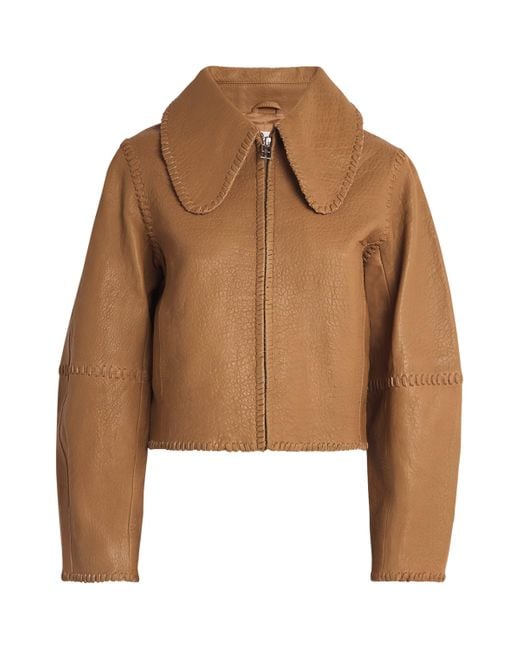 By Malene Birger Brown Leather Rowani Jacket