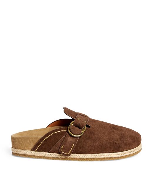 Polo Ralph Lauren Suede Turbach Clogs in Brown for Men Lyst UK