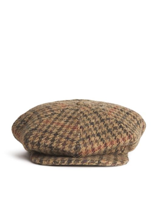 Polo Ralph Lauren Brown Wool-Alpaca Newsboy Cap for men