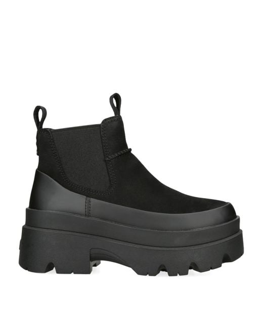 Ugg Black Brisbane Chelsea Ankle Boots 70