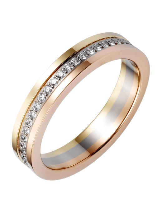 Cartier Brown Rose, And Diamond Vendôme Louis Wedding Band