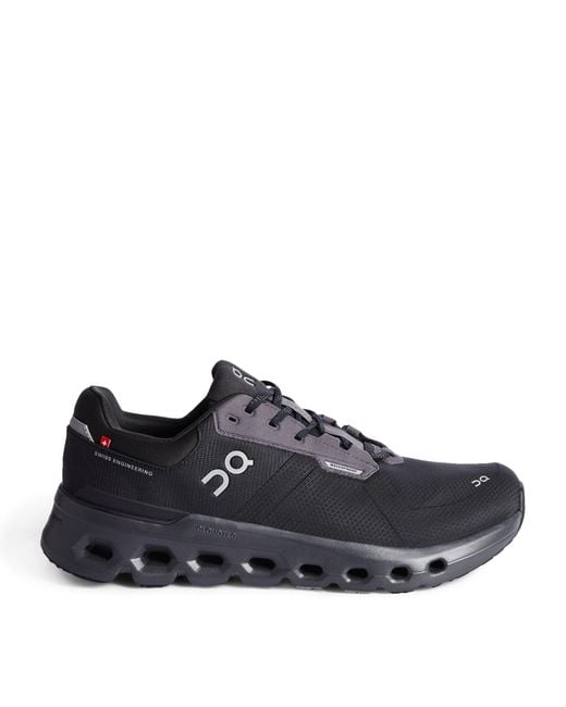 On Shoes Black Waterproof Cloudrunner 2 Trainers for men