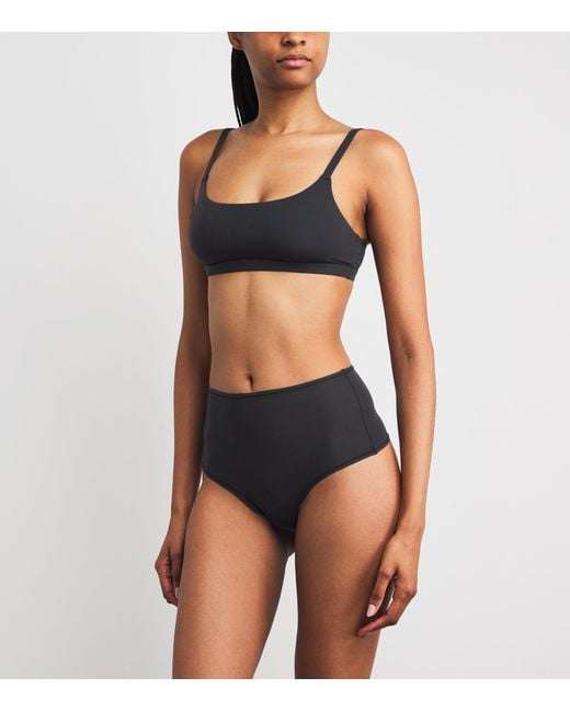 Skims Black Fits Everybody Scoop-Neck Bralette