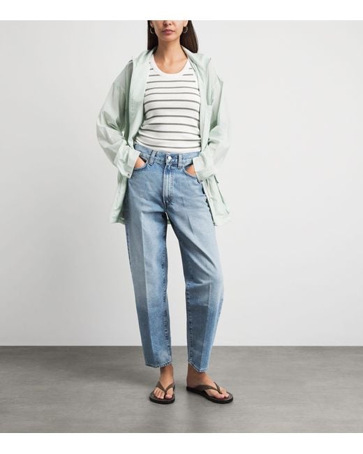 Agolde Blue '80S Vintage Taper Straight Jeans