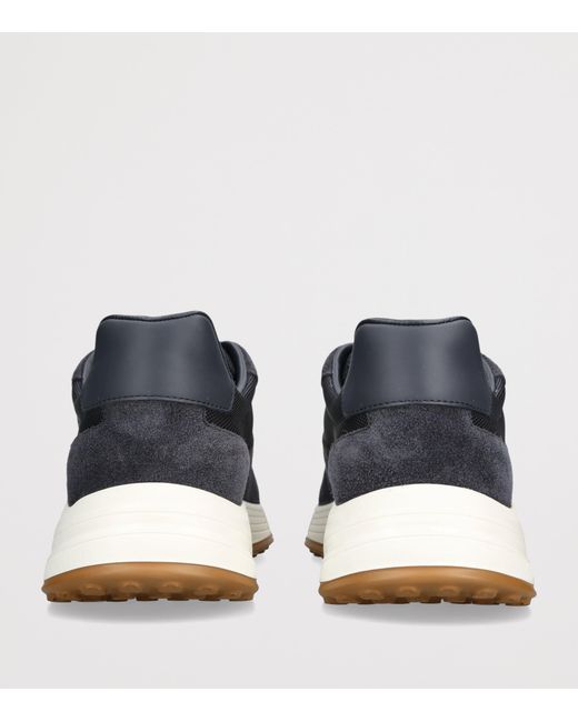Hogan Blue Suede Hyperlight Sneakers for men