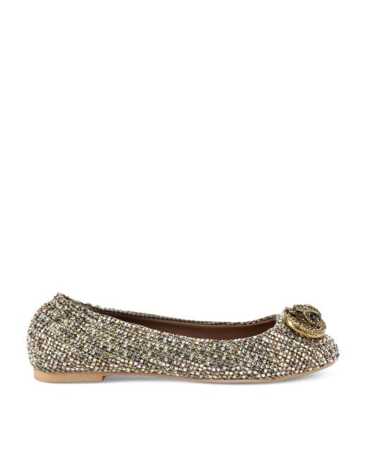 Kurt Geiger Metallic Chelsea Ballet Flats